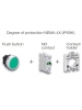 Green Color Push Button Kit - Degree of Protection NEMA 4X (IP69K) - Lovato LPCB103KIT